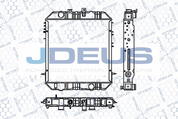 JDEUS radiatorius, variklio aušinimas RA1180040