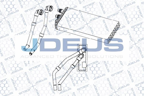 JDEUS šilumokaitis, salono šildymas RA2140090