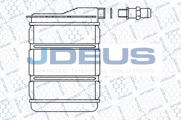 JDEUS Теплообменник, отопление салона RA2230060