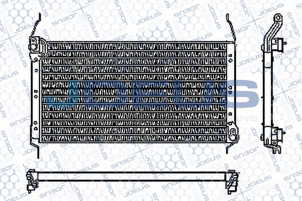 JDEUS Конденсатор, кондиционер RA7110420