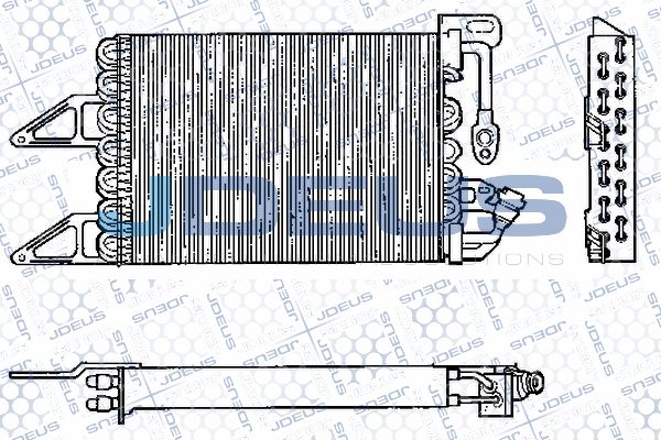 JDEUS Конденсатор, кондиционер RA7360070