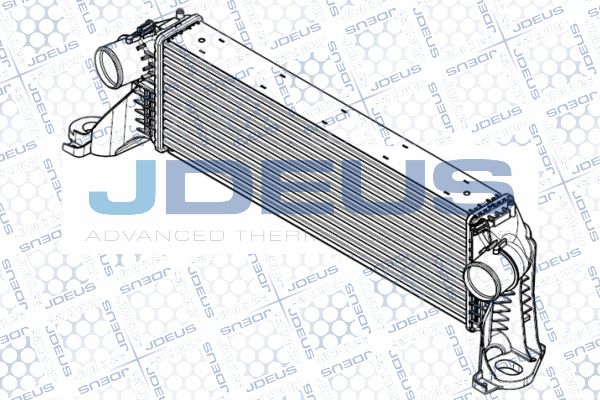 JDEUS tarpinis suslėgto oro aušintuvas, kompresorius RA8140100