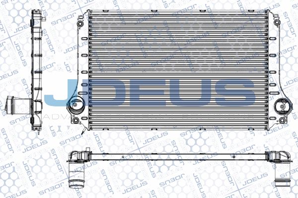 JDEUS tarpinis suslėgto oro aušintuvas, kompresorius RA8280110