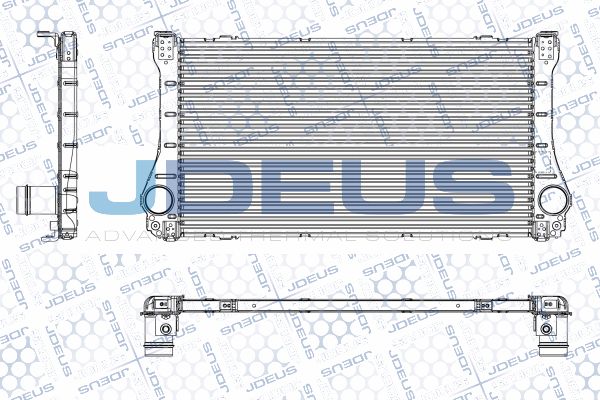 JDEUS tarpinis suslėgto oro aušintuvas, kompresorius RA8280170