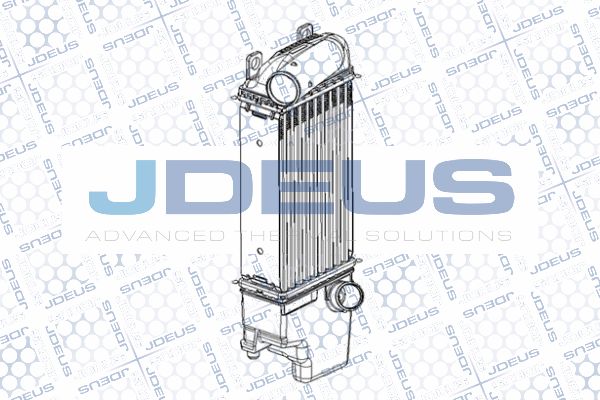 JDEUS tarpinis suslėgto oro aušintuvas, kompresorius RA8280280