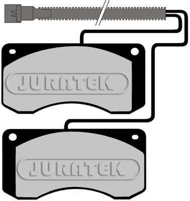 JURATEK Комплект тормозных колодок, дисковый тормоз JCP1046