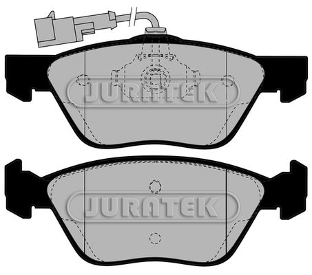 JURATEK Комплект тормозных колодок, дисковый тормоз JCP1052