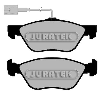 JURATEK Комплект тормозных колодок, дисковый тормоз JCP1299