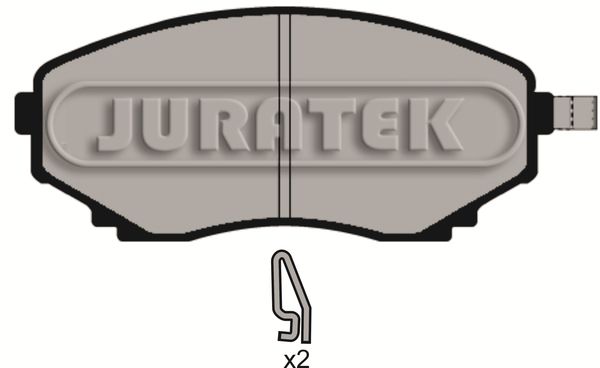 JURATEK Комплект тормозных колодок, дисковый тормоз JCP1445
