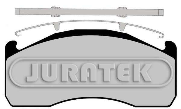 JURATEK Комплект тормозных колодок, дисковый тормоз JCP151