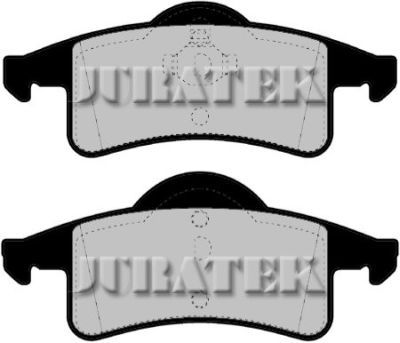 JURATEK Комплект тормозных колодок, дисковый тормоз JCP1524