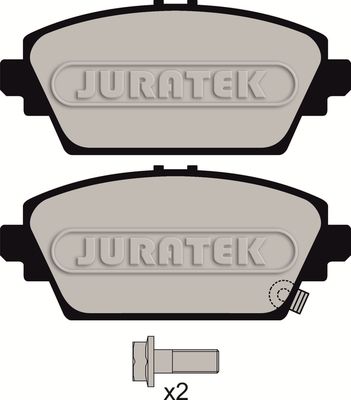 JURATEK Комплект тормозных колодок, дисковый тормоз JCP1580