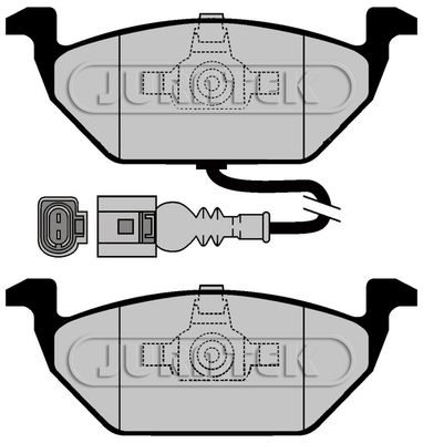 JURATEK Комплект тормозных колодок, дисковый тормоз JCP1635