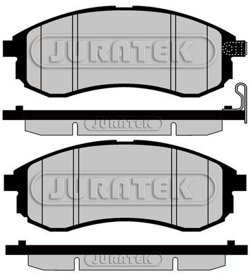 JURATEK Комплект тормозных колодок, дисковый тормоз JCP1702