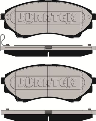 JURATEK Комплект тормозных колодок, дисковый тормоз JCP173