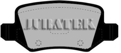 JURATEK Комплект тормозных колодок, дисковый тормоз JCP1782