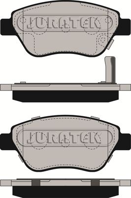 JURATEK Комплект тормозных колодок, дисковый тормоз JCP194
