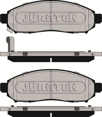 JURATEK Комплект тормозных колодок, дисковый тормоз JCP235