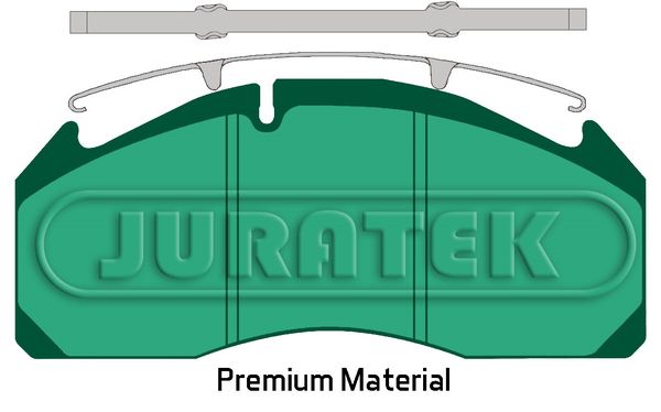 JURATEK Комплект тормозных колодок, дисковый тормоз JCP2388