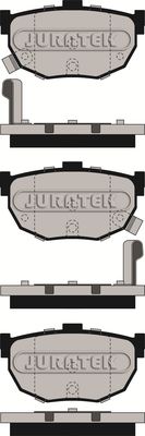 JURATEK Комплект тормозных колодок, дисковый тормоз JCP638