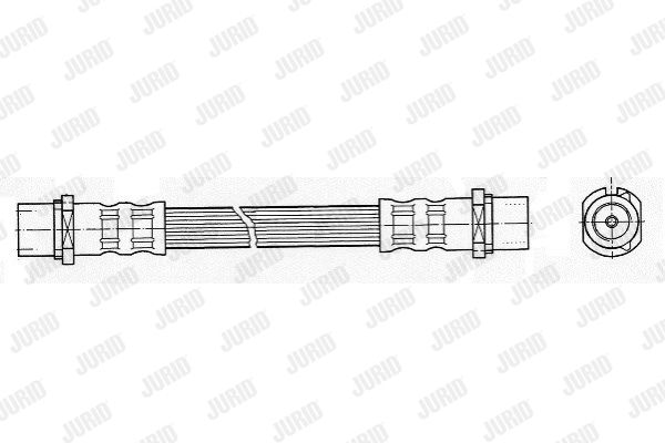 JURID Тормозной шланг 172490J