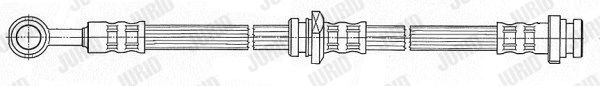 JURID Тормозной шланг 172561J