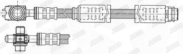 JURID Тормозной шланг 172582J