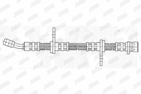 JURID Тормозной шланг 172734J