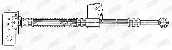 JURID Тормозной шланг 172822J