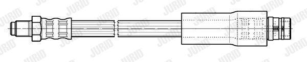 JURID Тормозной шланг 172890J