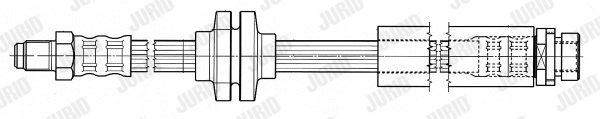 JURID Тормозной шланг 172906J