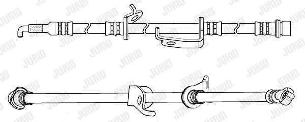 JURID Тормозной шланг 173160J