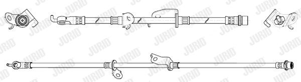 JURID Тормозной шланг 173277J
