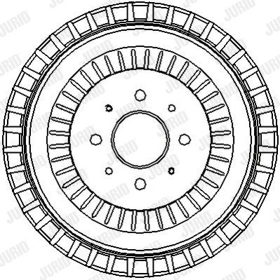 JURID Тормозной барабан 329013J