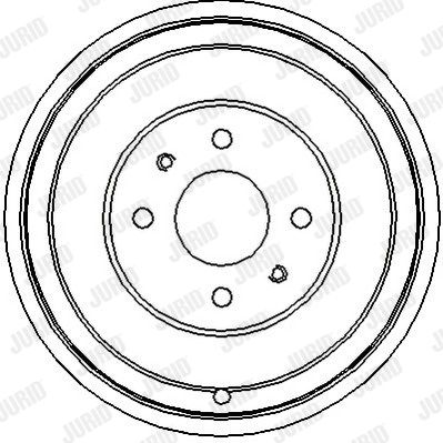 JURID Тормозной барабан 329022J