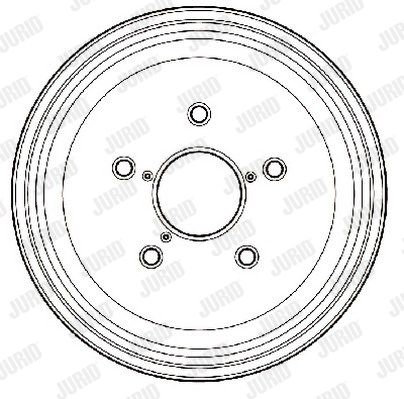 JURID Тормозной барабан 329081J