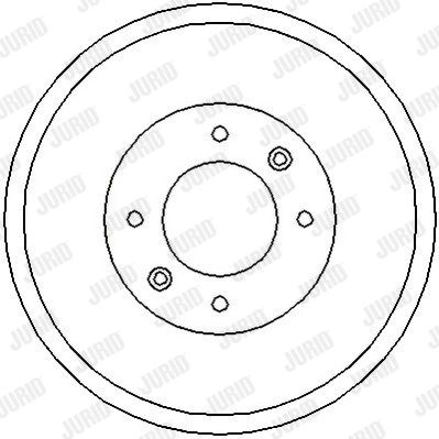 JURID Тормозной барабан 329117J