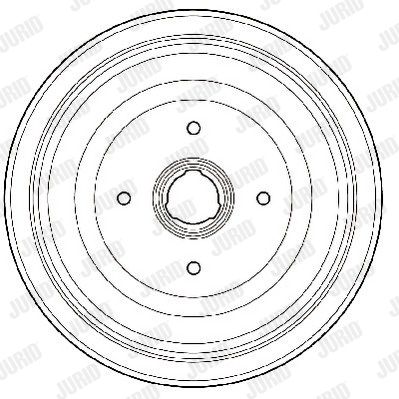 JURID Тормозной барабан 329133J