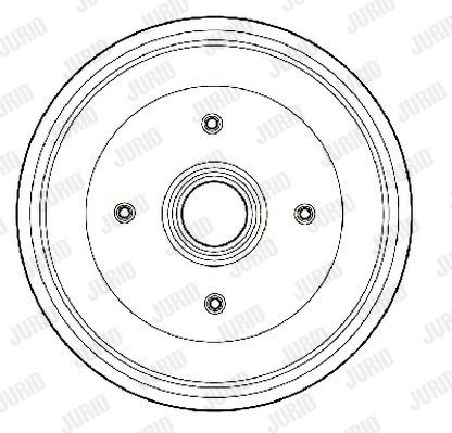 JURID Тормозной барабан 329183J
