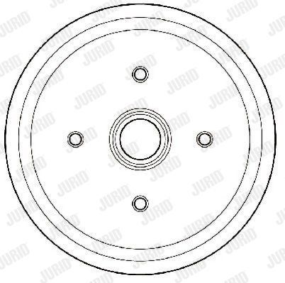 JURID Тормозной барабан 329184J