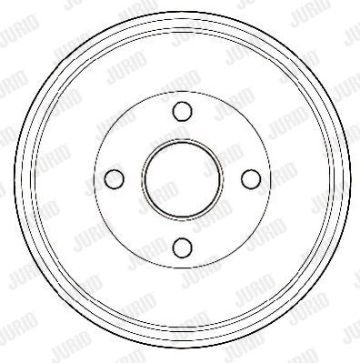 JURID Тормозной барабан 329191J