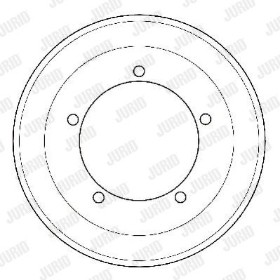 JURID stabdžių būgnas 329192J