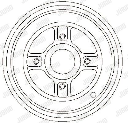 JURID Тормозной барабан 329219J