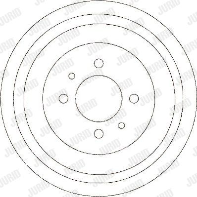 JURID Тормозной барабан 329220J