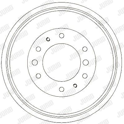 JURID Тормозной барабан 329296J