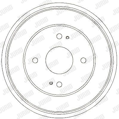 JURID Тормозной барабан 329318J