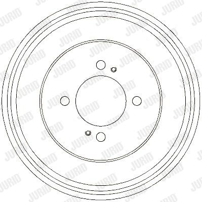 JURID Тормозной барабан 329324J