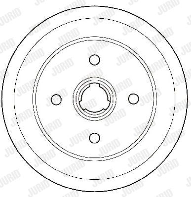 JURID stabdžių būgnas 329706J