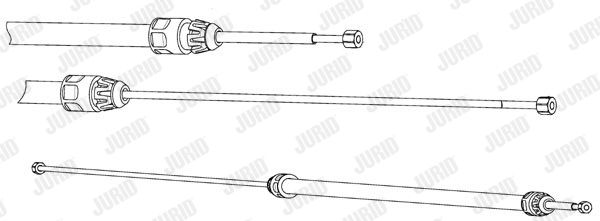 JURID trosas, stovėjimo stabdys 432929J