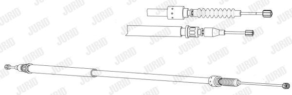 JURID trosas, stovėjimo stabdys 433104J